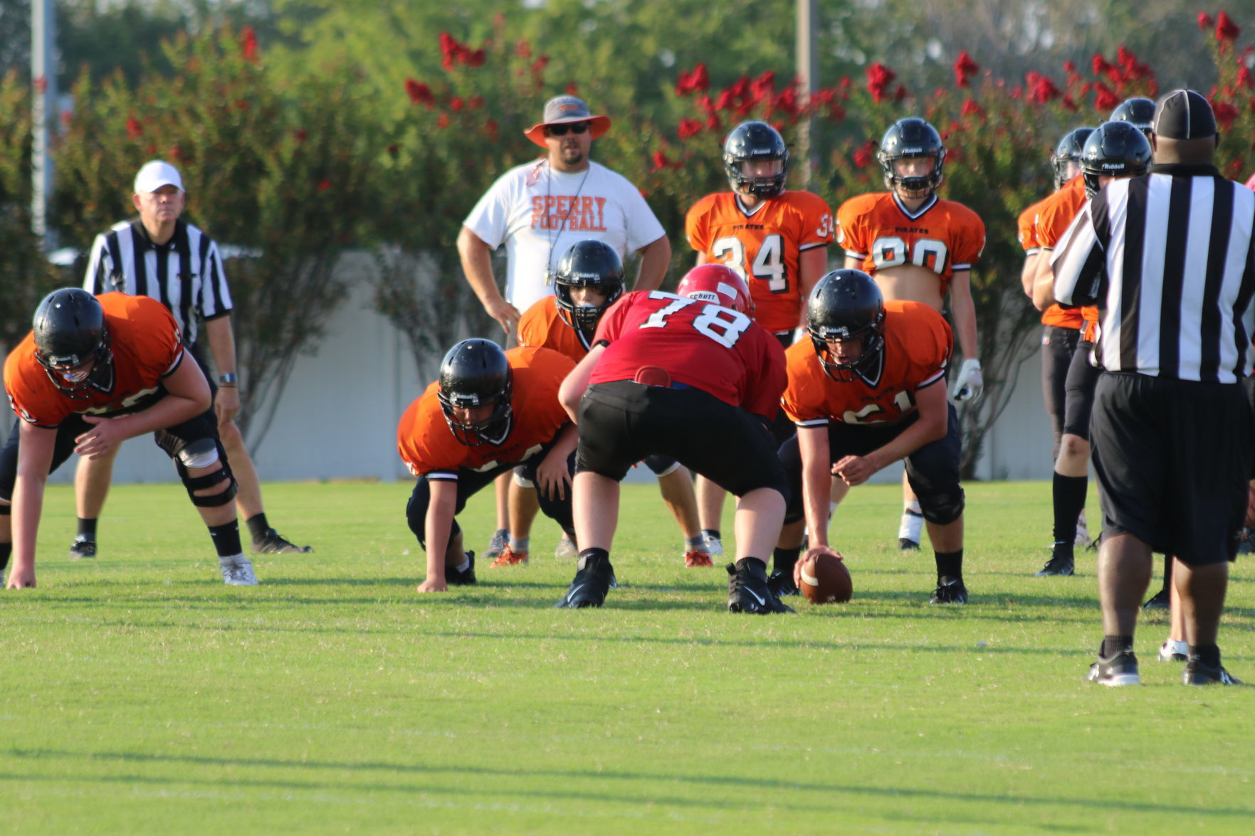 Skiatook vs. Sperry scrimmage